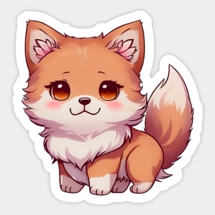 Cute Fox Sticker